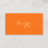 Sand, Orange, Platzkarte des weißen tropischen Str (Rückseite)