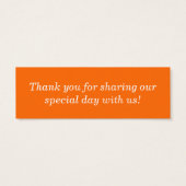 Sand, Orange, White Tropical Beach Gefältmarke (Rückseite)