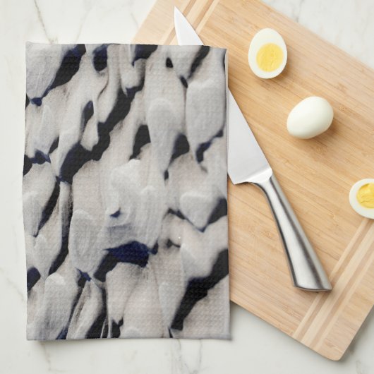 Sand pattern geschirrtuch (Viertel Falte)