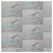 Sand-Pfeifer-Vogel-Kunst-Gewebe Stoff (Muster)