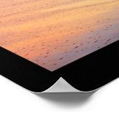 Sand Piper at Sunset : Ventura - Kalifornien Poster (Ecke)