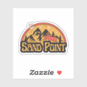 Sand Point, Alaska Sticker (Blatt)