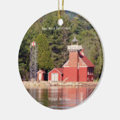 Sand Point Leuchtturm Baraga Ornament (Links)