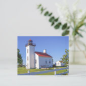Sand Point Leuchtturm, Escanaba, Michigan Postkarte (Stehend Vorderseite)