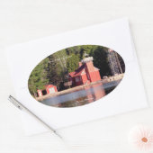 Sand Point Lighthouse Baraga Aufkleber (Umschlag)