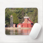 Sand Point Lighthouse Baraga mousepad (Mit Mouse)