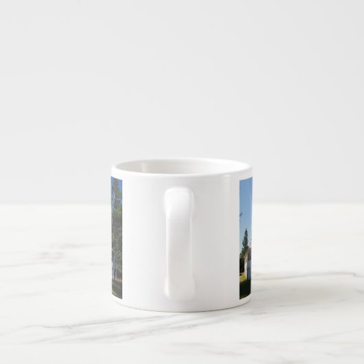 Sand Point Lighthouse Baraga Tasse (Rückseite)