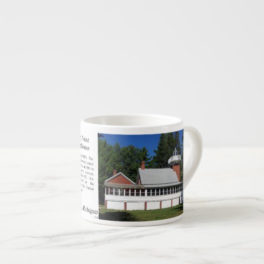 Sand Point Lighthouse Baraga Tasse (Vorderseite Rechts)
