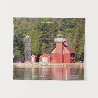 Sand Point Lighthouse Baraga Wandteppiche