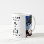 Sand Point Lighthouse Escanaba Tasse (VorderseiteRechts)