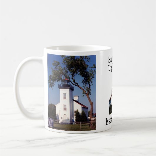 Sand Point Lighthouse Escanaba Tasse (Links)