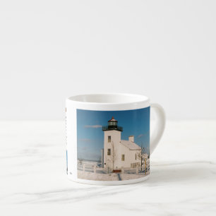 Sand Point Lighthouse Geschichte Espresso Tasse