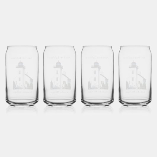 Sand Point Lighthouse Glas (Hinten)