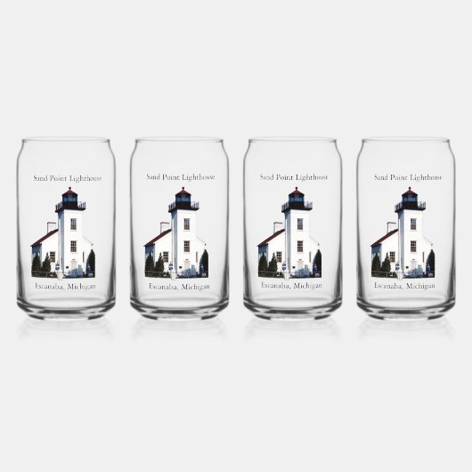 Sand Point Lighthouse Glas (Vorderseite)