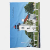 Sand Point Lighthouse Küchentücher (Vertikal)