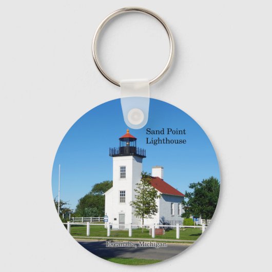 Sand Point Lighthouse Schlüsselkette Schlüsselanhänger (Vorderseite)