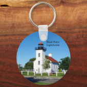 Sand Point Lighthouse Schlüsselkette Schlüsselanhänger (Vorderseite)