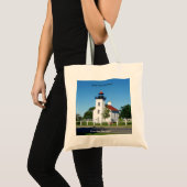 Sand Point Lighthouse Totbag Tragetasche (Vorderseite (Produkt))