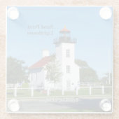 Sand Point Lighthouse Untersetzer (Rückseite)