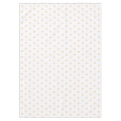 Sand Polka Dots White Tischdecke (Vorderseite)