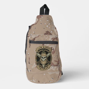 Sand Raider Veteran Wüstenkampf-Emblem Crossbody Bag