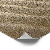 Sand Ripple Muster Poster (Ecke)