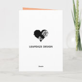 sand ripples feiertagskarte (Rückseite)