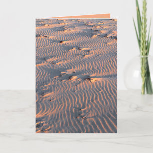 sand ripples feiertagskarte