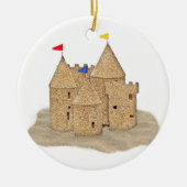Sand-Schloss Keramikornament (Vorne)
