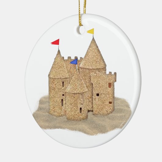 Sand-Schloss Keramikornament (Links)