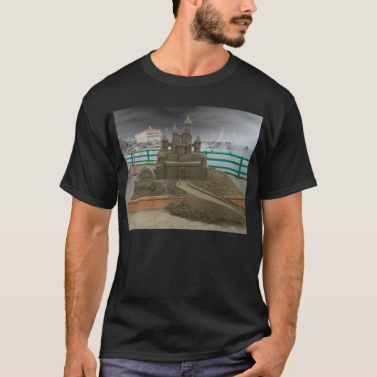 Sand-Schloss T-Shirt (Vorderseite)