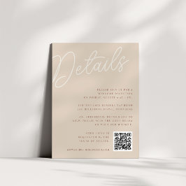 Sand | Script Watermark All-in-One Details Begleitkarte