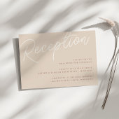 Sand | Script Watermark Empfang Begleitkarte