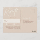 Sand | Script Watermark Meal Choice UAWG Postkarte (Rückseite)