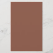 Sand | Script Watermark Monogram Wedding Menu (Rückseite)