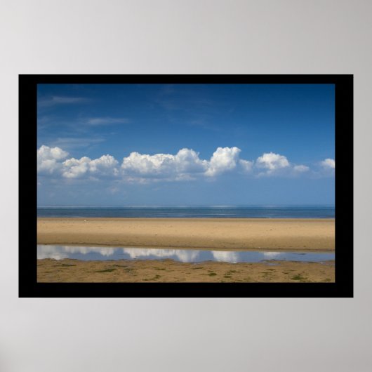 Sand Sea Sky. Poster von cARTerART (Vorne)