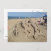 Sand Skulptures Postkarte (Vorne/Hinten)