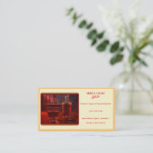 Sand Smoke Cigar Shop Business Card Visitenkarte (Stehend Vorderseite)