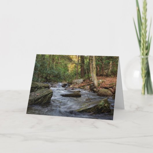 Sand Spring Run, Hickory Run Staat Park Karte (Vorderseite)