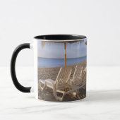 Sand-Strand-Stühle mit Regenschirm Tasse (Links)