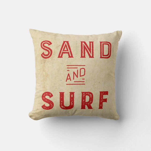 Sand & Surf Kissen (Vorderseite)