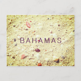 Sand Textured Bahamas Postkarte