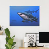 Sand Tiger Shark Poster (Heimbüro)