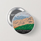 Sand to Snow National Monument California Vintag Button (Vorne & Hinten)