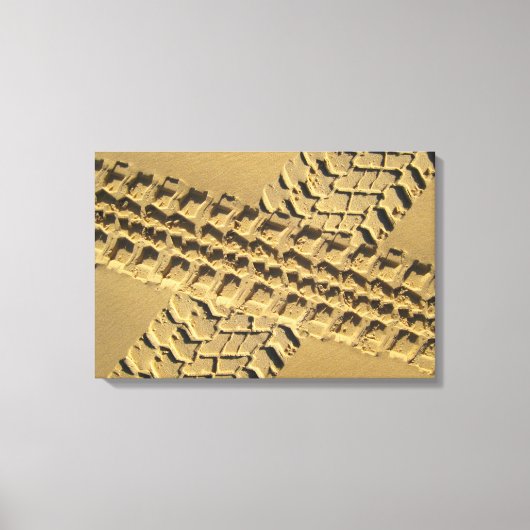 SAND TRACKS 16x24 Leinwanddruck (Vorderseite)