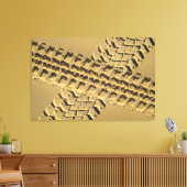 SAND TRACKS 24x36 Leinwanddruck (Insitu (Wohnzimmer))