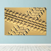 SAND TRACKS 32x48 Leinwanddruck (Insitu (Holzboden))