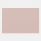 Sand, Umber und Blush Geschenkpapier Set (Vorderseite)