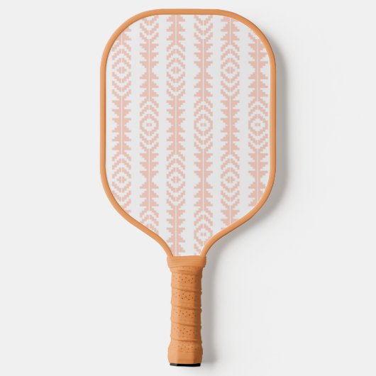 Sand und Clay Geometric Boho Design Pickleball Schläger (Rückseite)