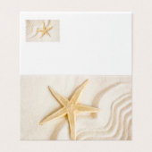 Sand und die natürliche, neutrale Farbe der Sterne (Außenseite Aufgefaltet)